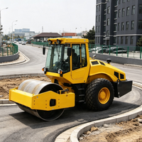 Compacteur routier de 12 tonnes, machine de compactage de sol haute efficacité pour la construction, prix de vente