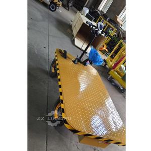 Plate-forme de chargement électrique de 1000kg Chariot de transport de chargement lourd Chariots mobiles pour entrepôt de chantier de construction - Product Image 2