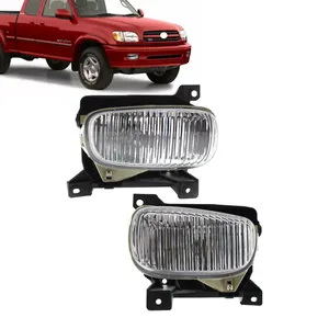 Fits Toyota Tundra 2000-2002 Frente Condução Fog Lamp Limpar Com Lâmpadas Set