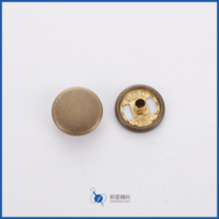 Grosir Pabrik Kancing Tekan Logam Kuningan 12 mm Bagian-A Antik, Emas, Nikel
