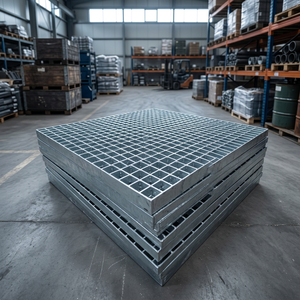 Paneles de Rejilla de Hierro Galvanizado FinePunch FP-GT-GI-001 para Pasarelas Industriales y Plataformas de Drenaje - Product Image 1