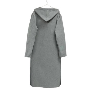 OEM Robe Traditionnelle Marocaine Moyen-Orientale Grise à Manches Longues pour <span class=keywords><strong>Homme</strong></span>, Thobe Musulman à Capuche - Product Image 2