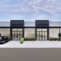 Centre commercial modulaire préfabriqué sur mesure, centre commercial moderne, conception de centre de vente au détail, atelier en acier léger, service de soudage et de découpe