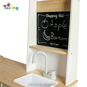 <span class=keywords><strong>Cucina</strong></span> Giocattolo in Legno di Grandi Dimensioni 2024 con Utensili da <span class=keywords><strong>Cucina</strong></span> Cucine per Bambini Girevole con Ruote in MDF - Product Image 5