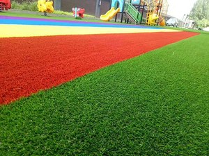 Fábrica Atacado Paisagismo Lazer Aplicação Gym Golf Course Futebol Turf 2*25m Sintético Grama Artificial Lawn Turf Grass - Product Image 6