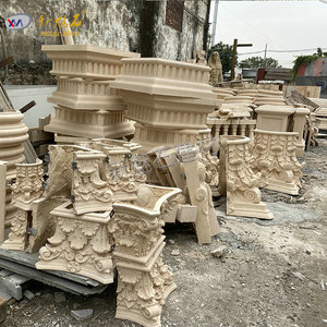 Nouvelles poutres de support de porte en pierre magique GRC, pierre de grès artificielle, décoratives pour l'extérieur - Product Image 3