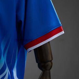 Congo 2026 Thuisshirt 26-27 Gecustomizeerd Unisex Blauw Polyester Voetbalshirt Ademend Snel Droogend Shorts Congolees Voetbalteam - Product Image 3