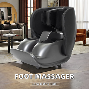 Masseur électrique <span class=keywords><strong>Amazon</strong></span> <span class=keywords><strong>Shiatsu</strong></span> plié pour les pieds avec conception à roulement et pressage à l'air Pétrissage et fonction de chaise chauffante pour le corps - Product Image 3