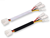 Connecteurs mâles/femelles KMD VH3.96, conducteur en cuivre étamé, isolation en PVC, rouge/noir, faisceau de câbles 24/22/26AWG, éclairage LED, salle de bain
