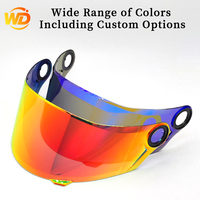 Nouvelle visière PC arc-en-ciel argentée pour casque intégral FF358/FF396 - Visière de remplacement haut de gamme, réfléchissante, résistante aux rayures et imperméable
