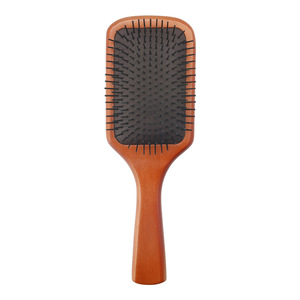 Peigne à cheveux en bois de grande taille avec coussinets d'air pour massage du cuir chevelu et coiffage lisse, usage domestique - Product Image 5