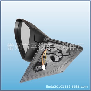 ชุดกระจกมองหลัง Levin สำหรับ Toyota Corolla 2014 รุ่น 87940-02K00 สีดำ ABS กระจกแบบเรียบ - Product Image 4