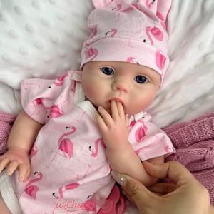 Bambole Reborn Terapeutiche Realistiche in Morbido Silicone da 18 Pollici per Bambine con Ciuccio, Compagnia per Alleviare Demenza e Ansia - Product Image 5