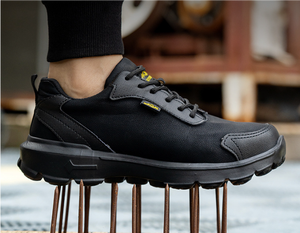 Scarpe da <span class=keywords><strong>Lavoro</strong></span> Ultraleggere e Comode per Uomo, Suola Morbida in EVA, Puntale in Acciaio, Antiurto, Impermeabili, Scarpe <span class=keywords><strong>di</strong></span> Sicurezza per Protezione sul <span class=keywords><strong>Lavoro</strong></span> - Product Image 4