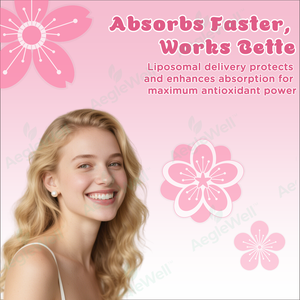 Aeglewell女性用高級包装プレミアムGlutaコラーゲンパウダーストロベリーフレーバー可愛いミルクコラーゲンドリンク - Product Image 5