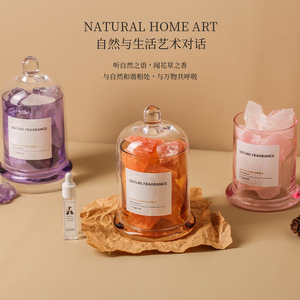 เครื่องกระจายกลิ่นหอมคริสตัลหินธรรมชาติ แบบไม่ใช้น้ำ สำหรับวางบนโต๊ะ ใช้งานได้นาน 6 เดือนถึง 1 ปี - Product Image 3