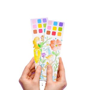 Kodak – livre de coloriage à l'aquarelle pour enfants, notes autocollantes 187x78mm avec peinture et pinceau pour les enfants de 3 à 6 ans, apprentissage précoce - Product Image 4