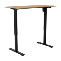 Bureau de travail électrique réglable en hauteur, en bois, personnalisable, OEM, pour ordinateur, moderne, disponible en gros