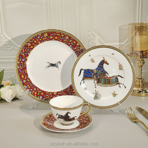 Vajilla ligera de lujo, taza de café, hogar, restaurante, cocina occidental, plato <span class=keywords><strong>para</strong></span> carne, plato <span class=keywords><strong>para</strong></span> ensalada - Product Image 3