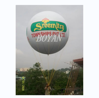 Ballon géant gonflable en hélium blanc en PVC personnalisé / Grands ballons publicitaires en hélium / Ballon léger en hélium