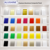 Panneau composite en aluminium pour décoration intérieure, 3 mm, 1220x2440 mm, grain de bois, ACP ACM, prix de gros