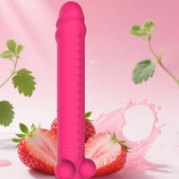 USB-Aufladbarer G-Punkt-Massagestab mit 21 Frequenzen aus Medizinischem Silikon IPX7 Wasserdicht für Frauen-Masturbation
