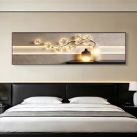 Art mural moderne nordique élégant avec des fleurs pour le salon, affiches et impressions, peinture florale en cristal de diamant, peinture en porcelaine