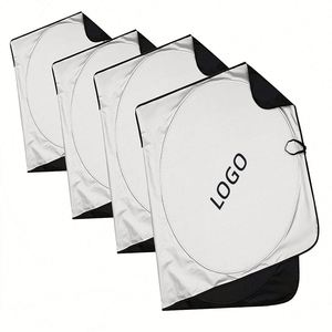 Parasol para Parabrisas Delantero Grande al por Mayor con Logotipo Personalizado, Protector Solar Reflectante con Protección UV y Resistente al Calor para Exteriores - Product Image 5
