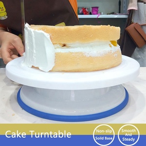 Kek pikap 11In dönen kek Turntable döner <span class=keywords><strong>stand</strong></span>ı dekorasyon pişirme araçları çerezler bardak pikap - Product Image 2