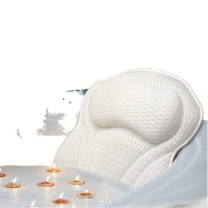 <span class=keywords><strong>Almohada</strong></span> de baño de spa de malla de aire 3D de PVC moderna vendedora caliente suave y lavable <span class=keywords><strong>para</strong></span> uso en <span class=keywords><strong>bañera</strong></span> <span class=keywords><strong>para</strong></span> masaje de cabeza de bebé - Product Image 2