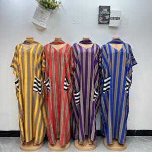 เสื้อผ้าวินเทจฤดูร้อนขายส่งสำหรับเสื้อผ้าในแอฟริกาใต้ เสื้อผ้าสำหรับเดรสหลวมไซส์ใหญ่ ชุดราตรีแอฟริกา - Product Image 2