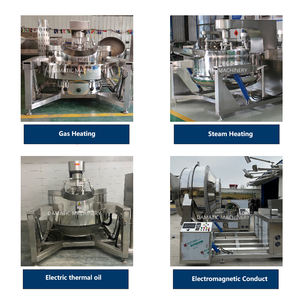 สแตนเลสแจ็คเก็ตกาต้มน้ําเครื่องผสมแยมอุตสาหกรรมแก๊สกระดูกน้ําซุปข้าวหม้อหุงปลาซุปหม้อทําอาหารเครื่องสําหรับร้านอาหาร - Product Image 2