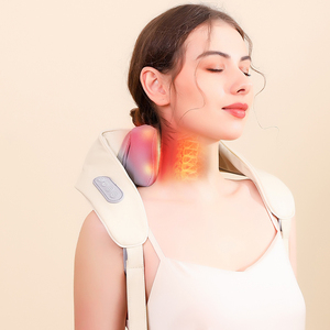 <strong>Shiatsu</strong> Neck &amp; Shoulder <strong>Massager</strong> with 4 Heads Vibration <strong>Kneading</strong> Heat 15-Minute Timer-Electric - Product Image 2