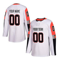 Maillots de football de baseball à manches longues personnalisés sublimés par OEM maillots de hockey sur glace logo personnalisé maillots de style t-shirt uniformes