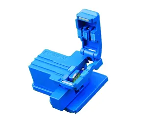 MINI Optical Fiber Cleaver Fiber Cutting Cable Cold Connection Cutter Tool Carton Box Blue Fiber Optic Equipment FTTH ABS 1 Pcs