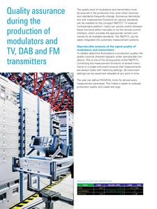 Équipement de formation pour l'analyse des signaux radio et télévisuels, récepteurs de mesure et de test Rohde&Schwarz - Product Image 6
