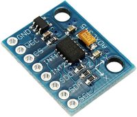 Módulo de Detección de Inclinación y Aceleración Gravitacional Digital de Tres Ejes ADXL345 GY-291 con Interfaz Dual I2C SPI y Placa de Expansión con Sensor MEMS