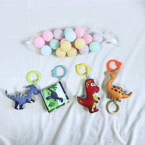 <span class=keywords><strong>Gimnasio</strong></span> de Actividades para Bebés 3 en 1 Personalizable con Diseño de Dinosaurio, con Malla Protectora, para el Desarrollo Temprano de Habilidades, Entrenamiento de Coordinación Mano-Ojo, Regalo para Bebés - Product Image 6