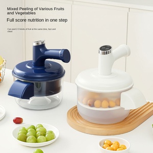 Éplucheur de fruits et <span class=keywords><strong>légumes</strong></span> électrique <span class=keywords><strong>automatique</strong></span> pour la maison et batteur à œufs deux-en-un en acier inoxydable - Product Image 3