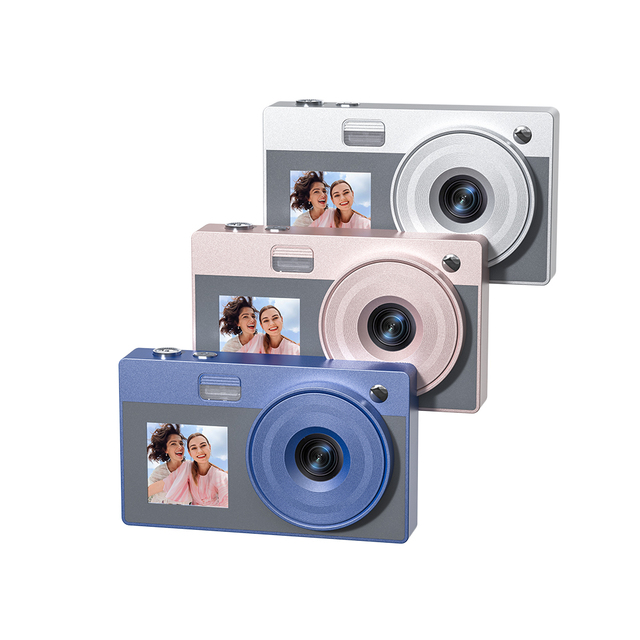 Manufacturer Customized Logo 2.8 Inch 48MP 4K 1080P Autofocus CCD Kid Camera X20 Digital Camera 16X Zoom for Student MicroSD