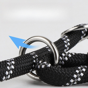 Collier de laisse de traction en nylon réfléchissant multicolore <span class=keywords><strong>pour</strong></span> chien Laisse de traction <span class=keywords><strong>pour</strong></span> chien de taille moyenne - Product Image 2