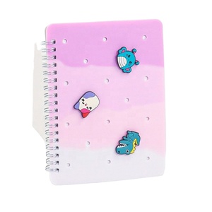 Promotion Kawaii Cartoon Animal Design Spiral Binding <b>A5</b> Hardcover <b>Notepad</b> 80 Sheets Loose Leaf DIY Decorations Made China - Product Image 3