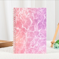 Carnet de notes de voyage avec tampon de check-in - Reliure spirale et à feuilles mobiles - Couverture en PU - Format B5 - Cadeau pour étudiants - Album de collection et de rangement