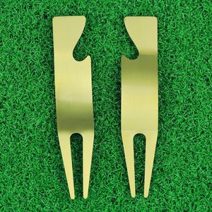 Herramienta para Reparar Divots de Golf, Abrebotellas, Tenedor Metálico de Bronce Antiguo, Accesorio Multifuncional para Golf - Product Image 4