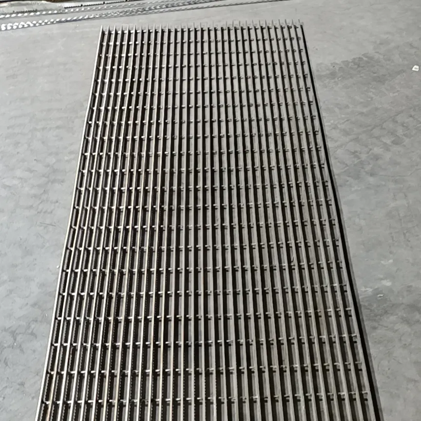 Grille de plancher de barre dentelée en acier inoxydable 304