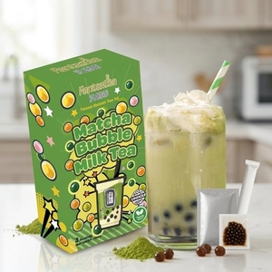 Kit de thé à bulles instantané Boba 150g Boîte Saveur Matcha Facile à préparer soi-même - Product Image 1