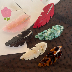 Clip de Corbata de Moda para Hombre, Serie Pluma Brillante, Serie Goros, Regalo para el Día del Padre - Product Image 4