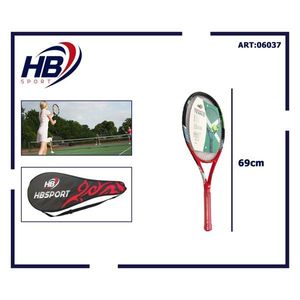 Raqueta de Tenis HB Sport 69cm Roja y Negra con Funda para Juego al Aire Libre - Product Image 3