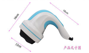 LUYAO 622B Relax Spin Tone Massageador Abdominal Rotativo para Queima de Gordura Mini Vibração com Fio para Emagrecimento Corporal - Product Image 2