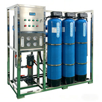 Système de purification d'eau à osmose inverse sûr et fiable 250 l/h 500 l/h 1000 l/h pour l'eau de forage